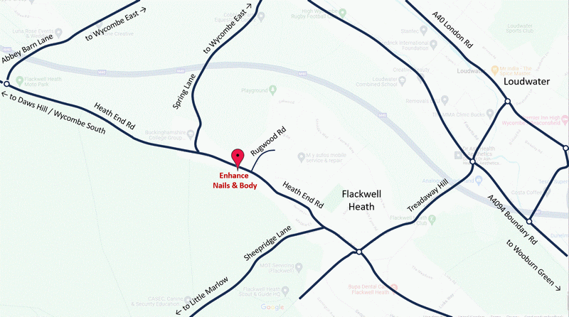 Enhance Nails and Body location in Flackwell Heath Enhance Nails and Body location in Flackwell Heath